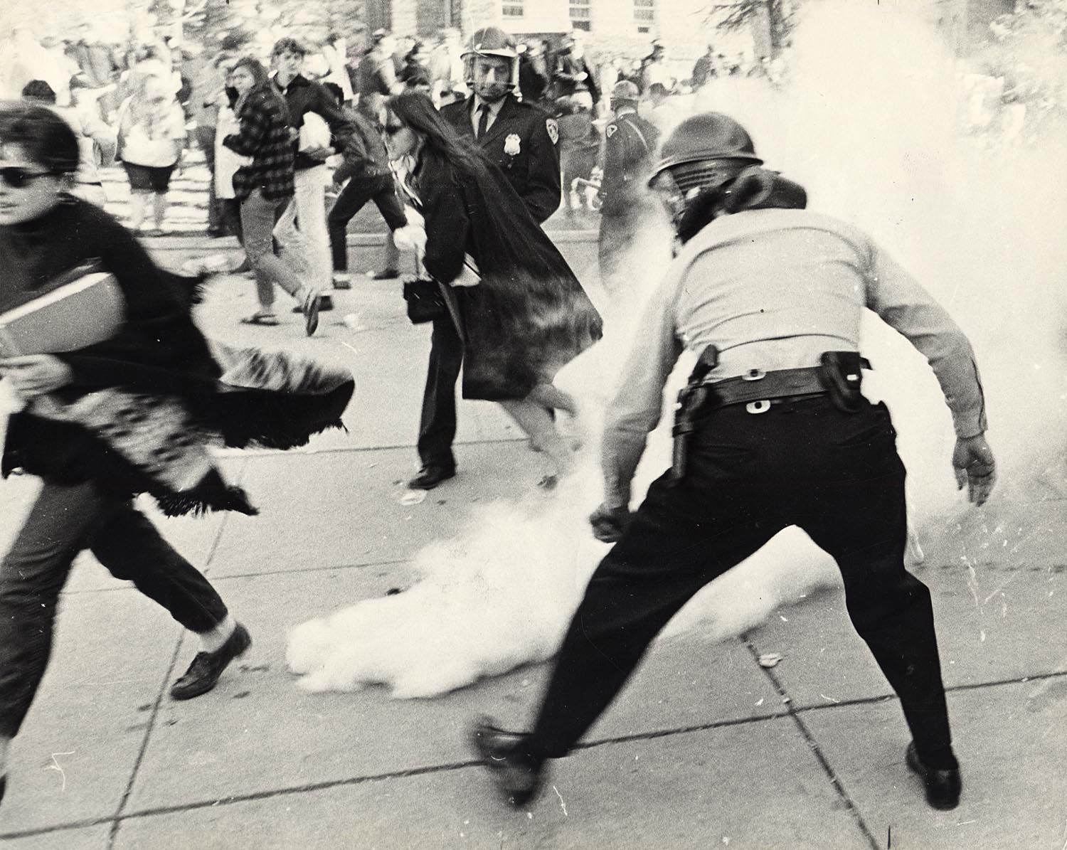 Running from tear gas (copy)